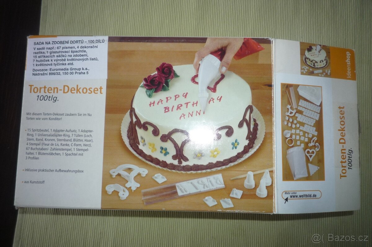 Dortové formy a sada na zdobení - 3