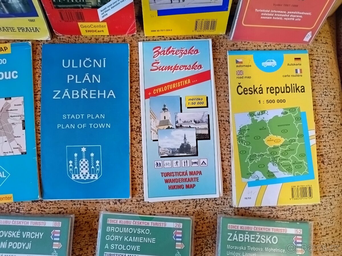 Mapy a autoatlasy staršího data. Něco i nové. - 3