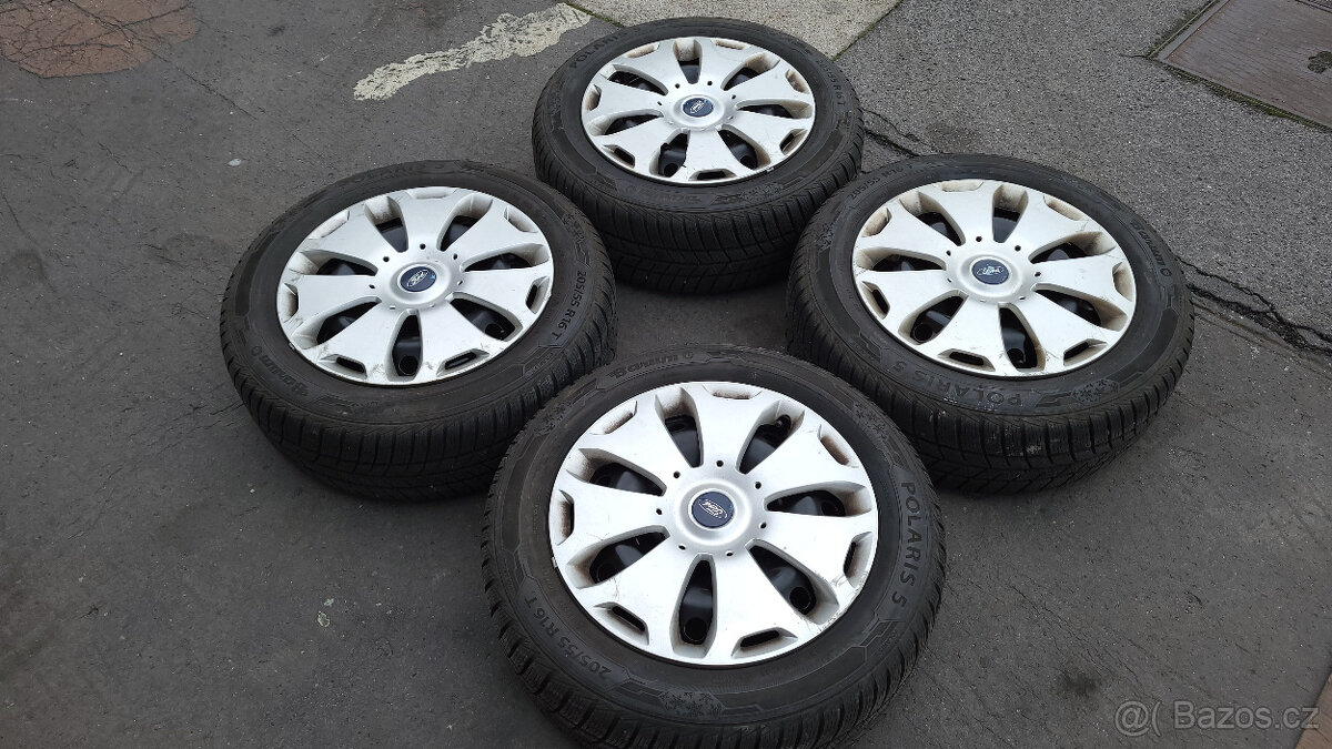 Téměř NEJETÁ zimní kola 16" 5x108 Ford Focus, C-Max - 3