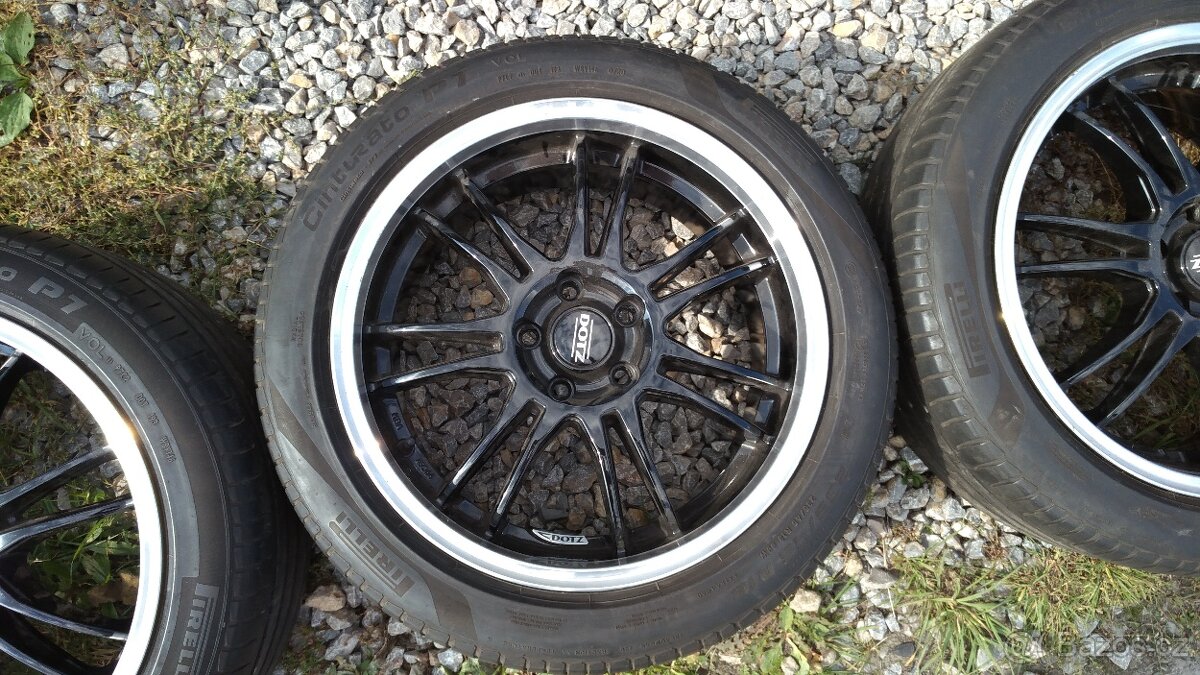 Sada alu kol DOTZ s letními pneumatikami Pirelli – 4 ks - 3