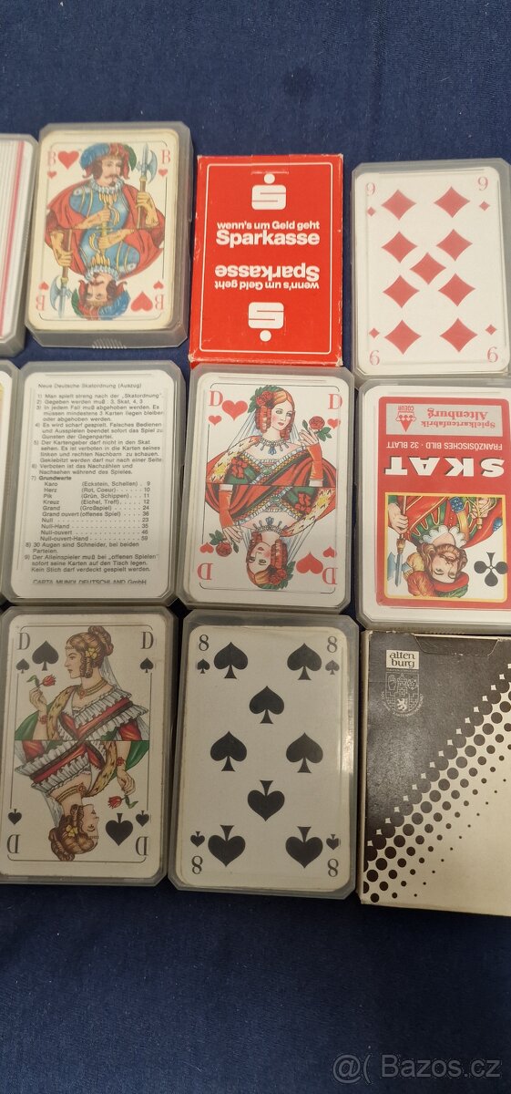 Konvolut hrací karty - 3