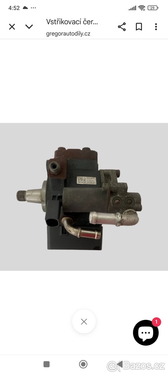 Vstrikovací trysky + čerpadlo .regulace tlaku 1.6TDI 77KW - 3