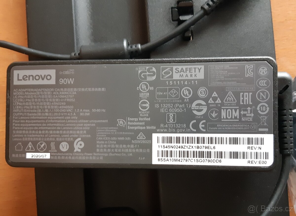 dokovací stanice Lenovo ThinkPad Pro (40AH) + 90W zdroj - 3