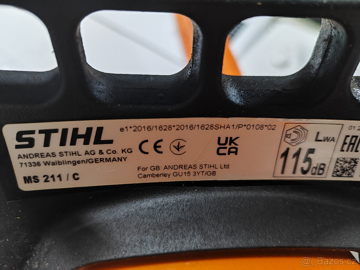 Řetězová pila Stihl MS 211 - 3