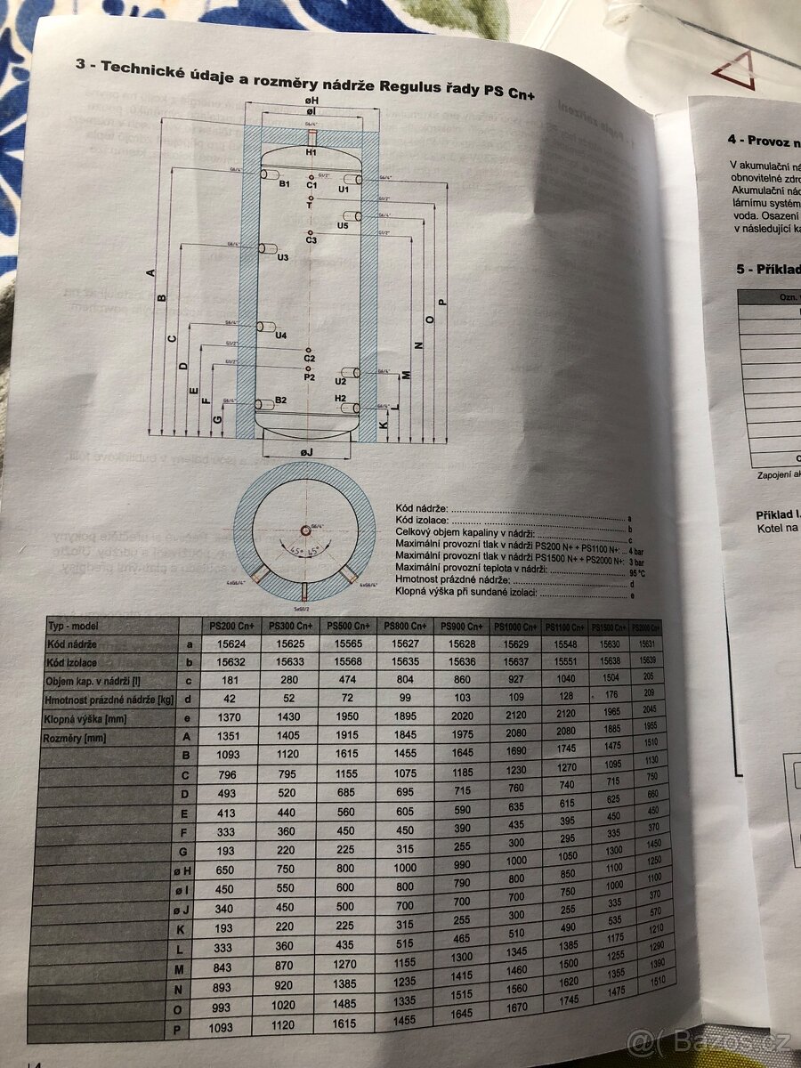 Akumulacni nadrz Regulus 1000l - 3