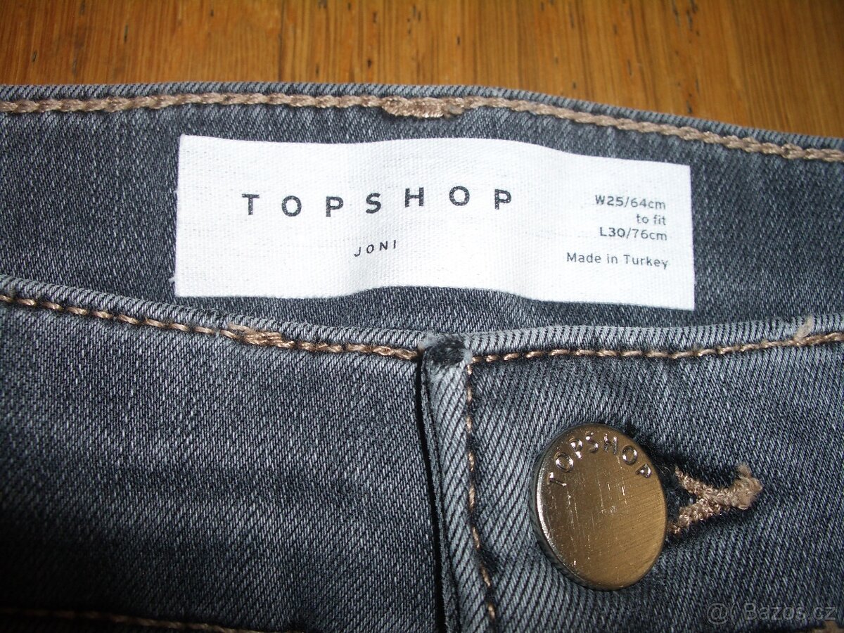 Dívčí džíny vel.25, 152/158 TOP stav - 3