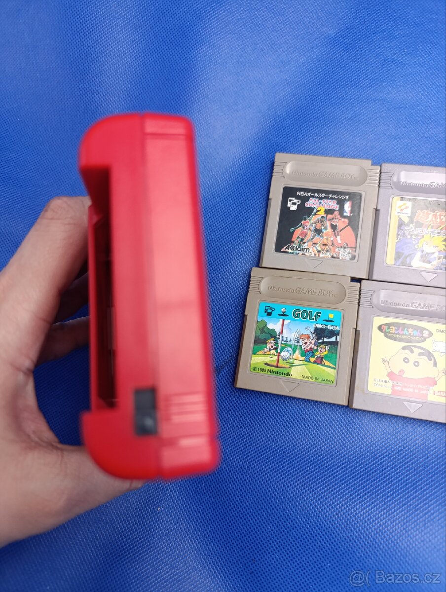 Nintendo Gameboy Red + Hry - 3