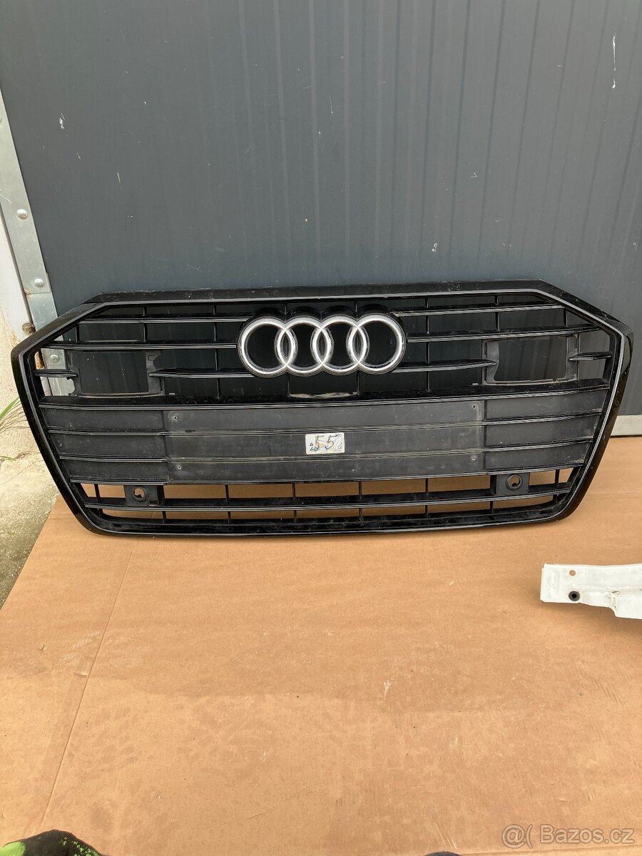 maska audi a6 c8 cerna 18-23 grill mrizka cerna - 3