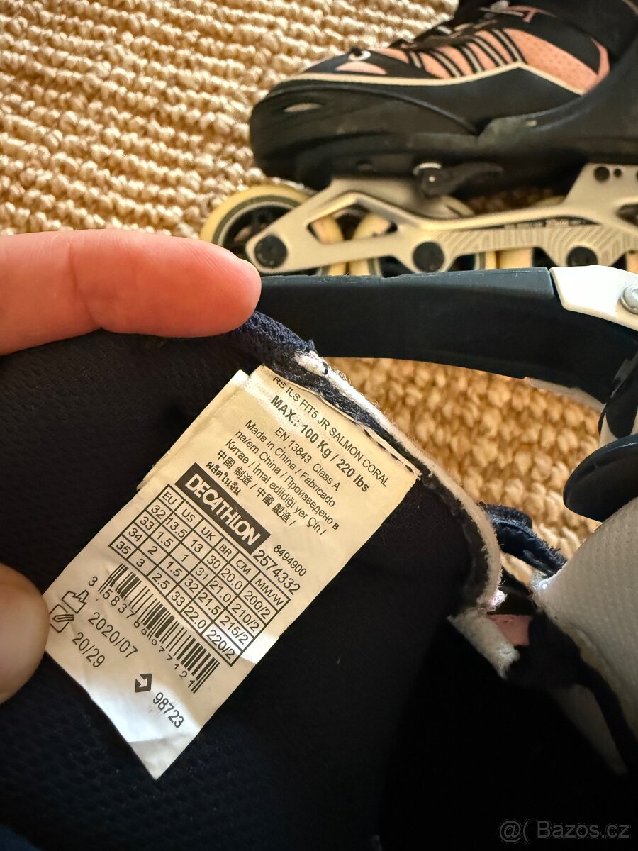 Inline brusle Oxelo + chrániče - 3