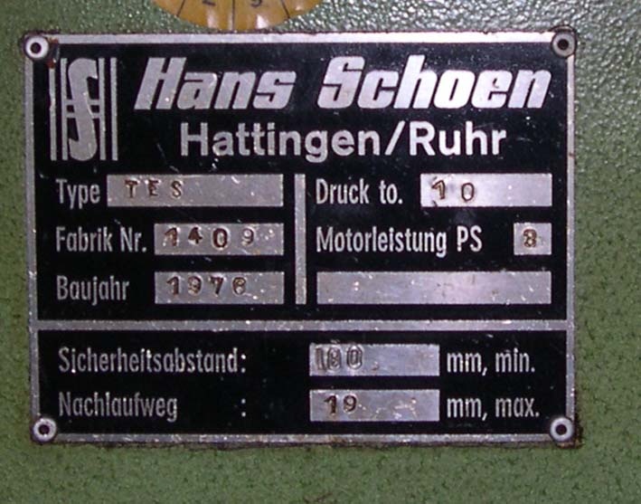 Hydraulický lis TES - 3