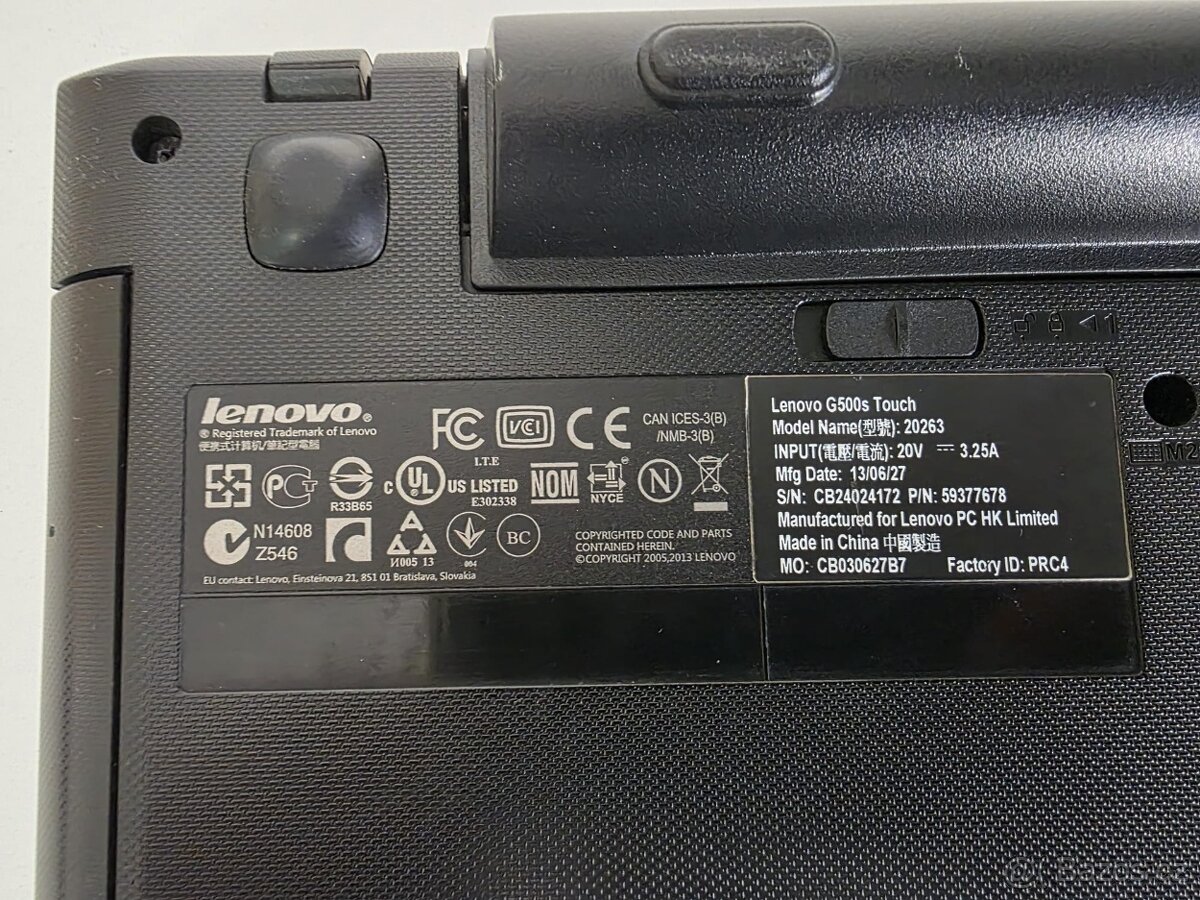 Dotykový notebook Lenovo G500s Touch - 3