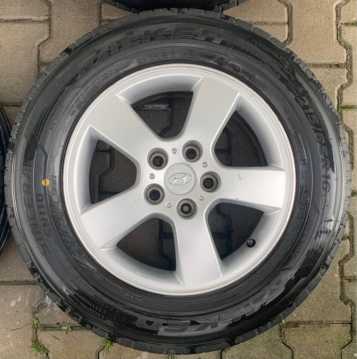 Alu kola Hyundai Tucson, 5x114, R16, letní pneu - 3