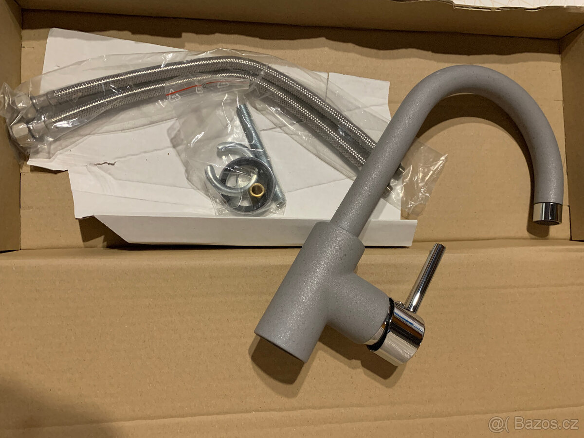 Dřezová páková baterie - materiál granital - 3