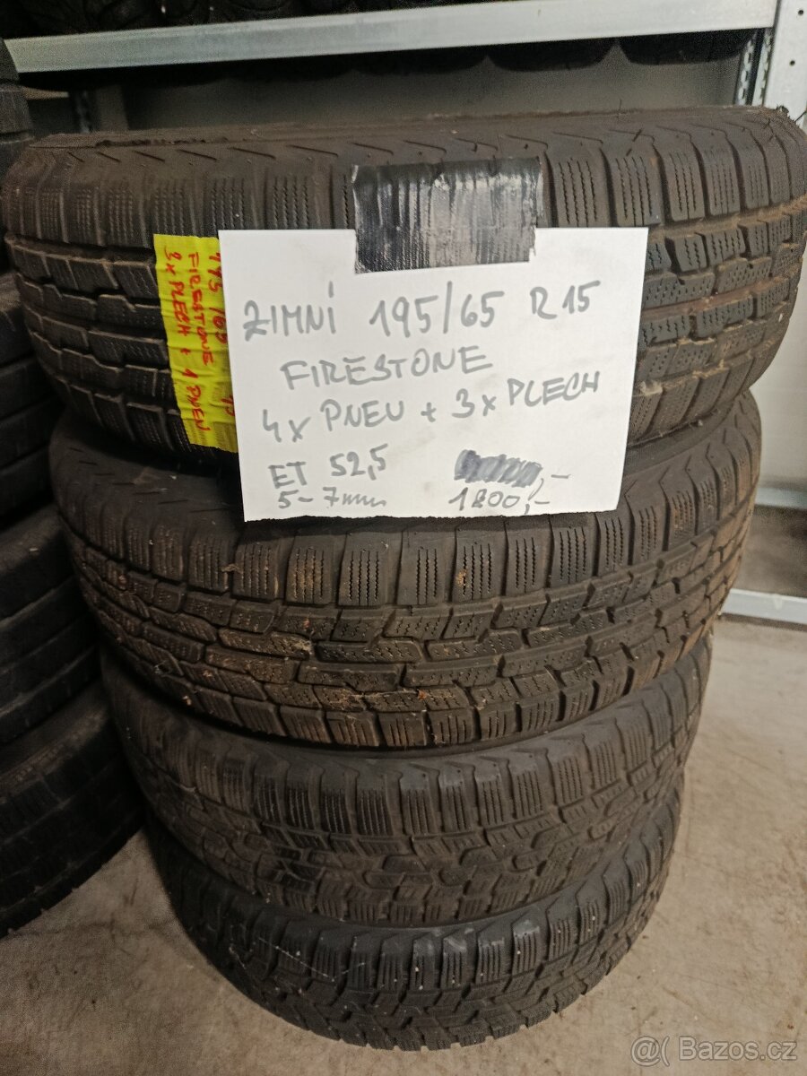 Pneu+plech disky zimní - 3