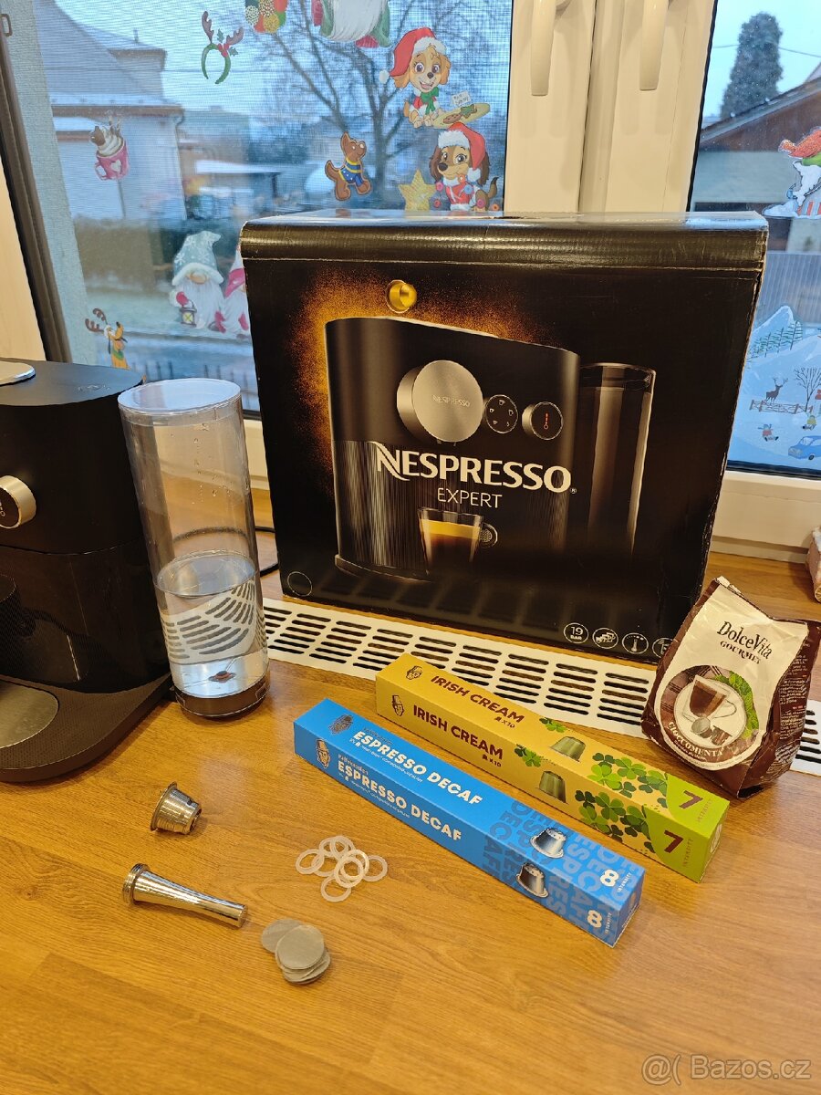 Nespresso expert 19bar+30ks kapslí+nerezová kapsle - 3