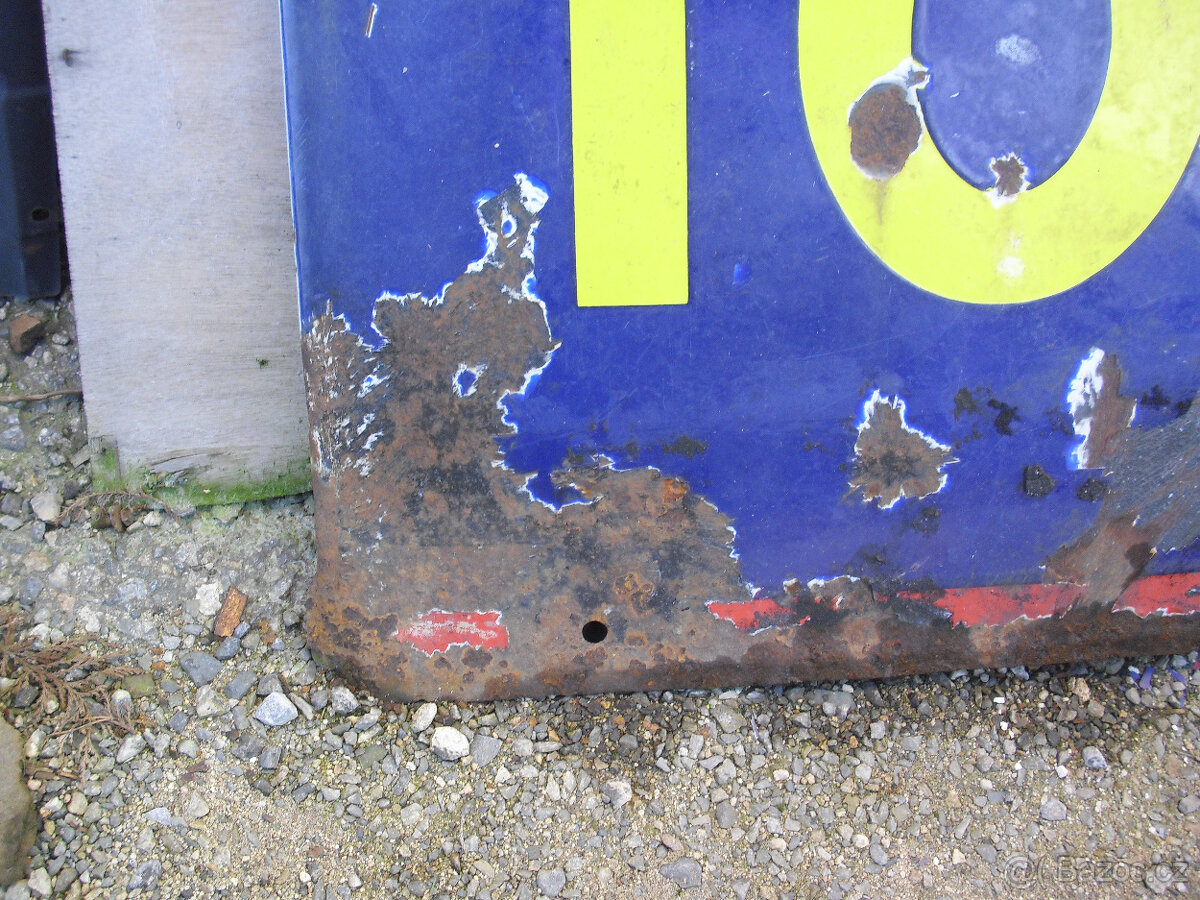 Velká smaltovaná cedule 1,6 x 1,2 m - 3