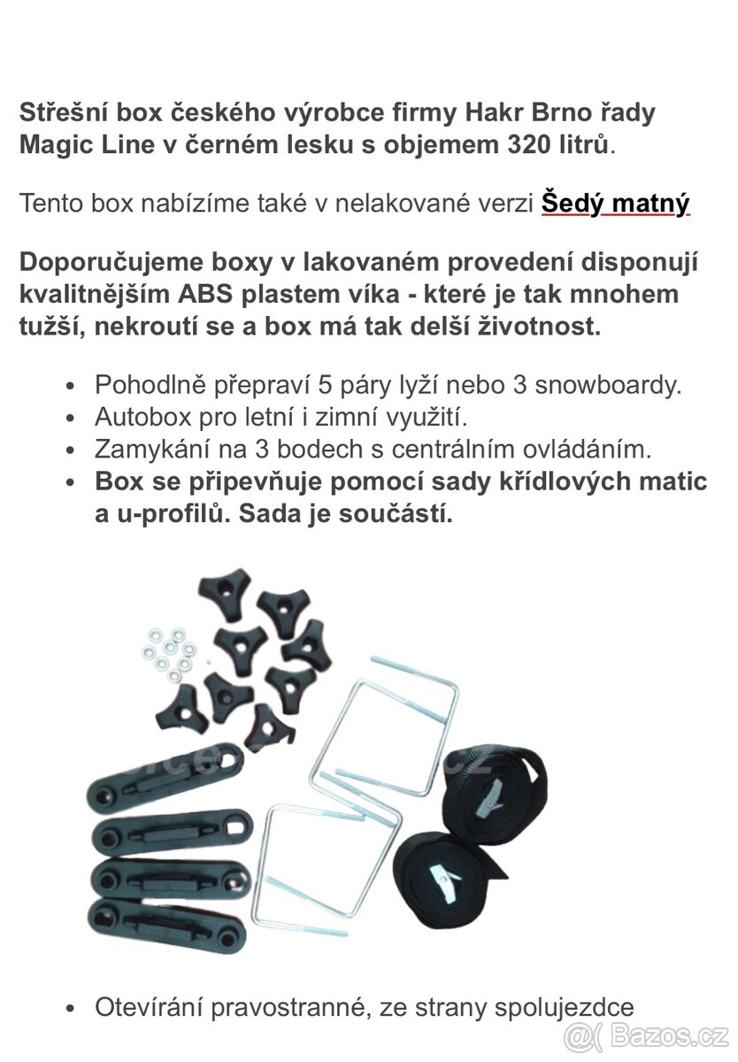 HAKR Magic Line 320 Černý lesklý - 3