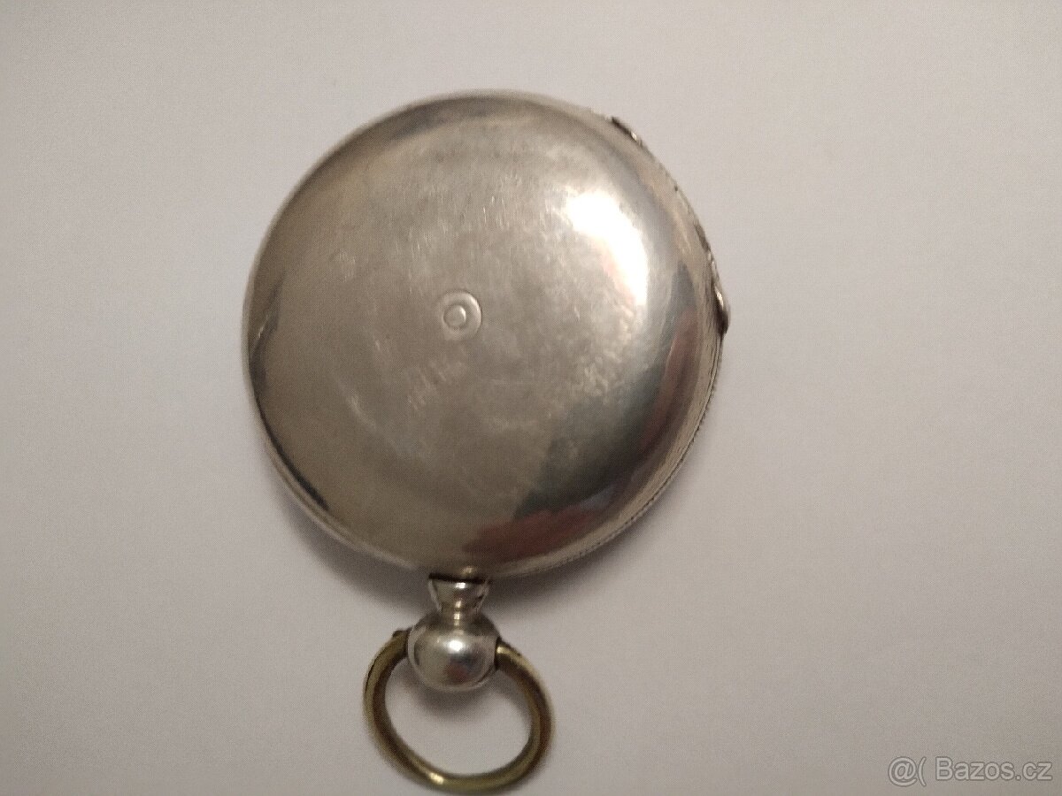 Stříbrné kapesni hodinky JULES JURGENSEN klicovky - 3