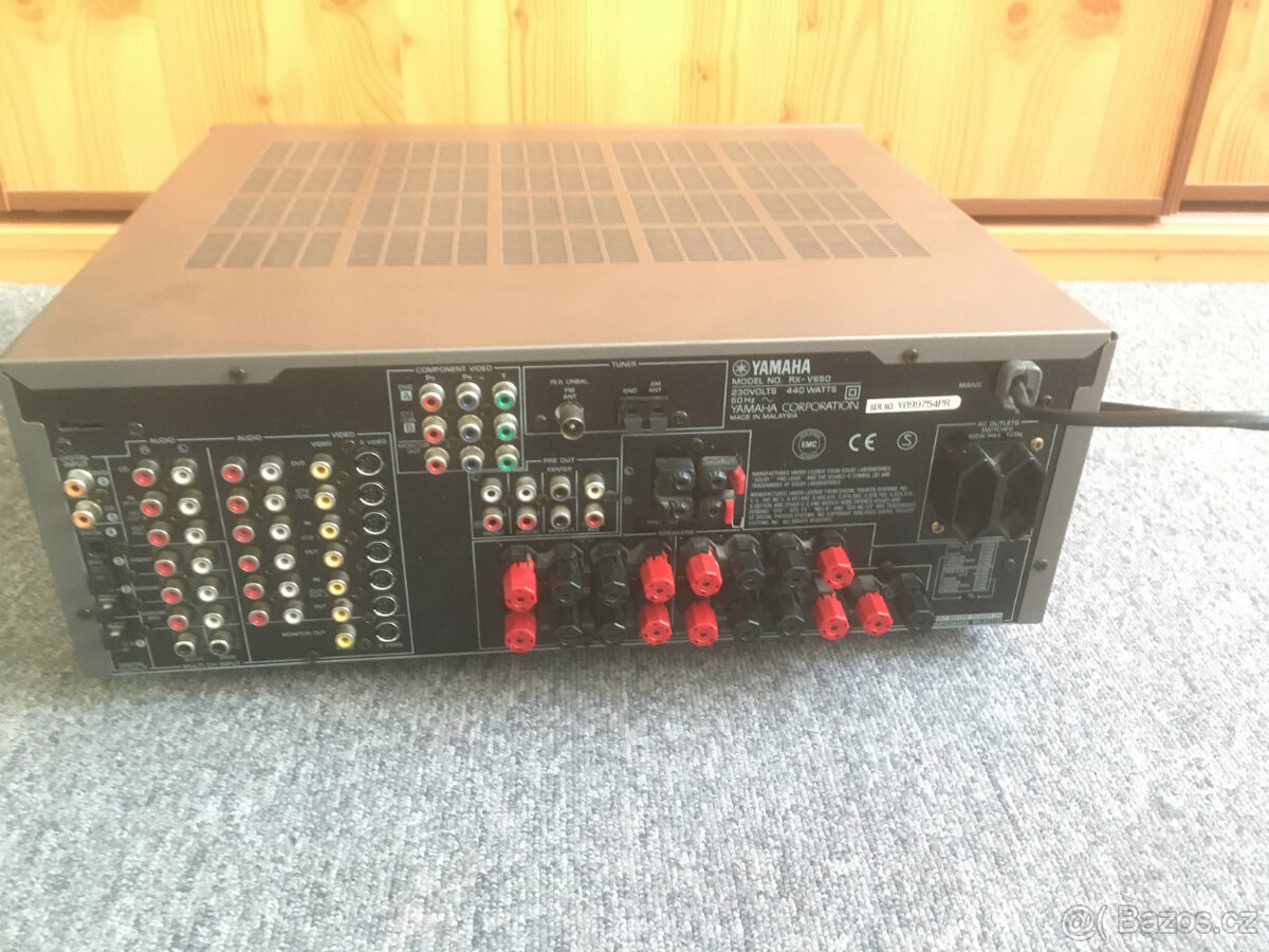 YAMAHA NATURAL SOUND AV RECIVER RX-V650 - 3