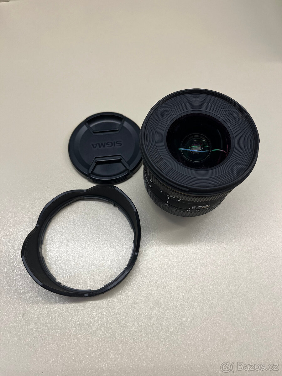 Prodám širokoúhlý objektiv Sigma 10-20mm 1:4-5,6 DC - 3