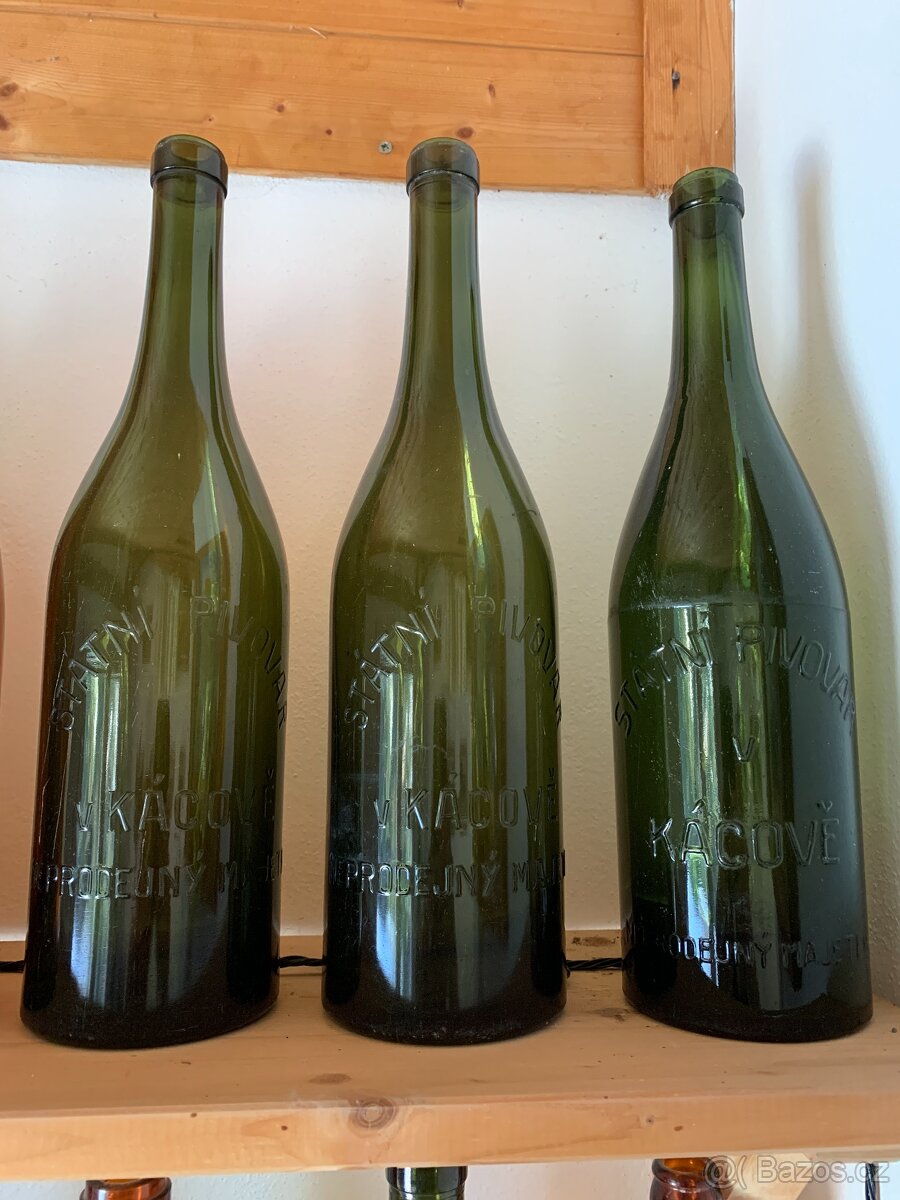Do své sbírky koupím staré pivní láhve pivovaru Kácov - 3