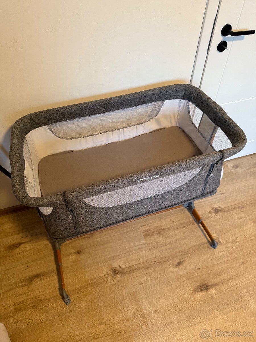 Postýlka Momi Smart Bed 4v1 šedá - 3