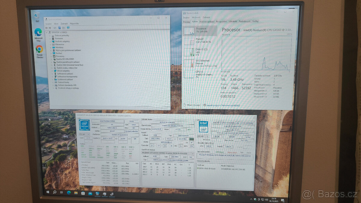 ASRock B150M-HDS + Procesor Intel Pentium G4560 + 4GB DDR4 - 3