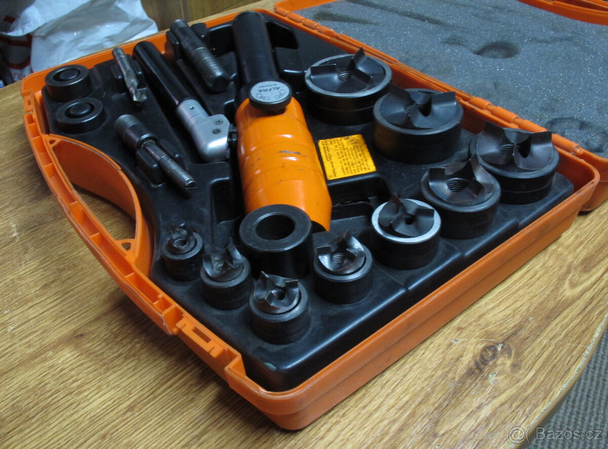 Ruční hydraulický prostřihovač ALFRA Set PG9-PG48 - 3