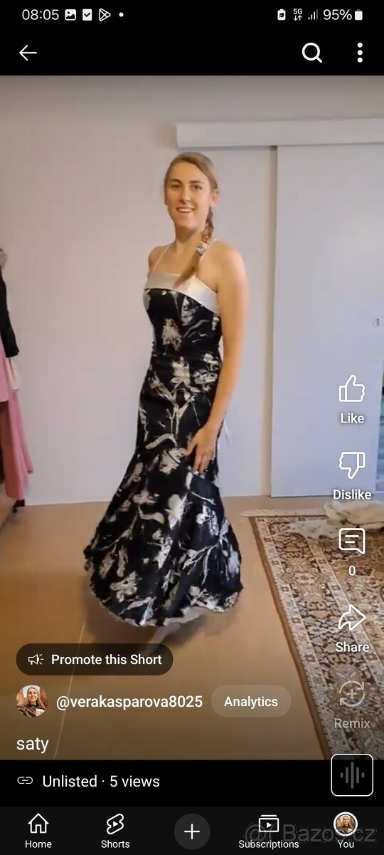 Plesové šaty M, L - 3