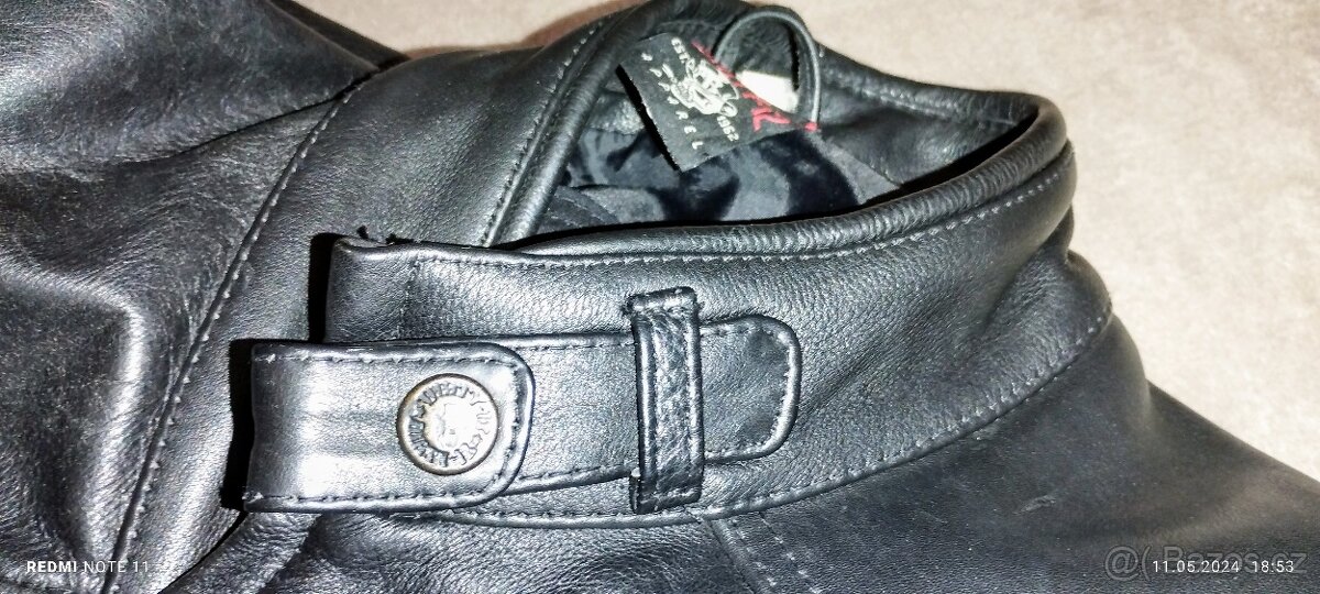 KOŽENÁ BUNDA (HOVĚZÍNA),Černá - 3