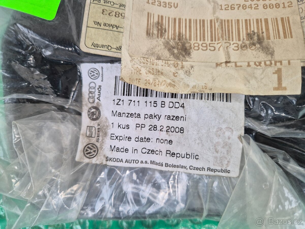 manžeta řadící páky Škoda Octavia 1Z1711115BDD4 - 3