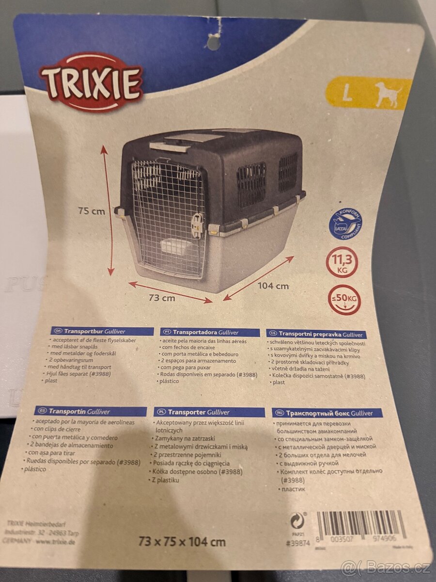 Trixie gulliver 7 přepravka pro psa - 3