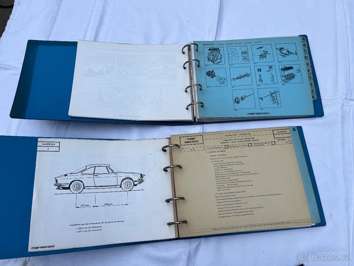 Simca 1200S Coupe katalog dílů a kniha oprav - 3