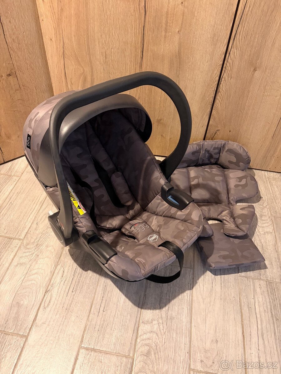 Dětské vajíčko Egg Shell i-Size - Camo Grey - 3