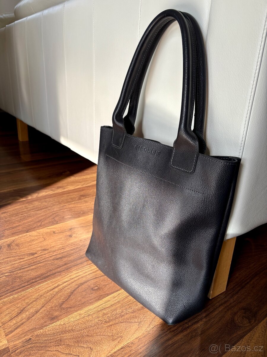 Černá kožená kabelka zn. BODLINE - 3