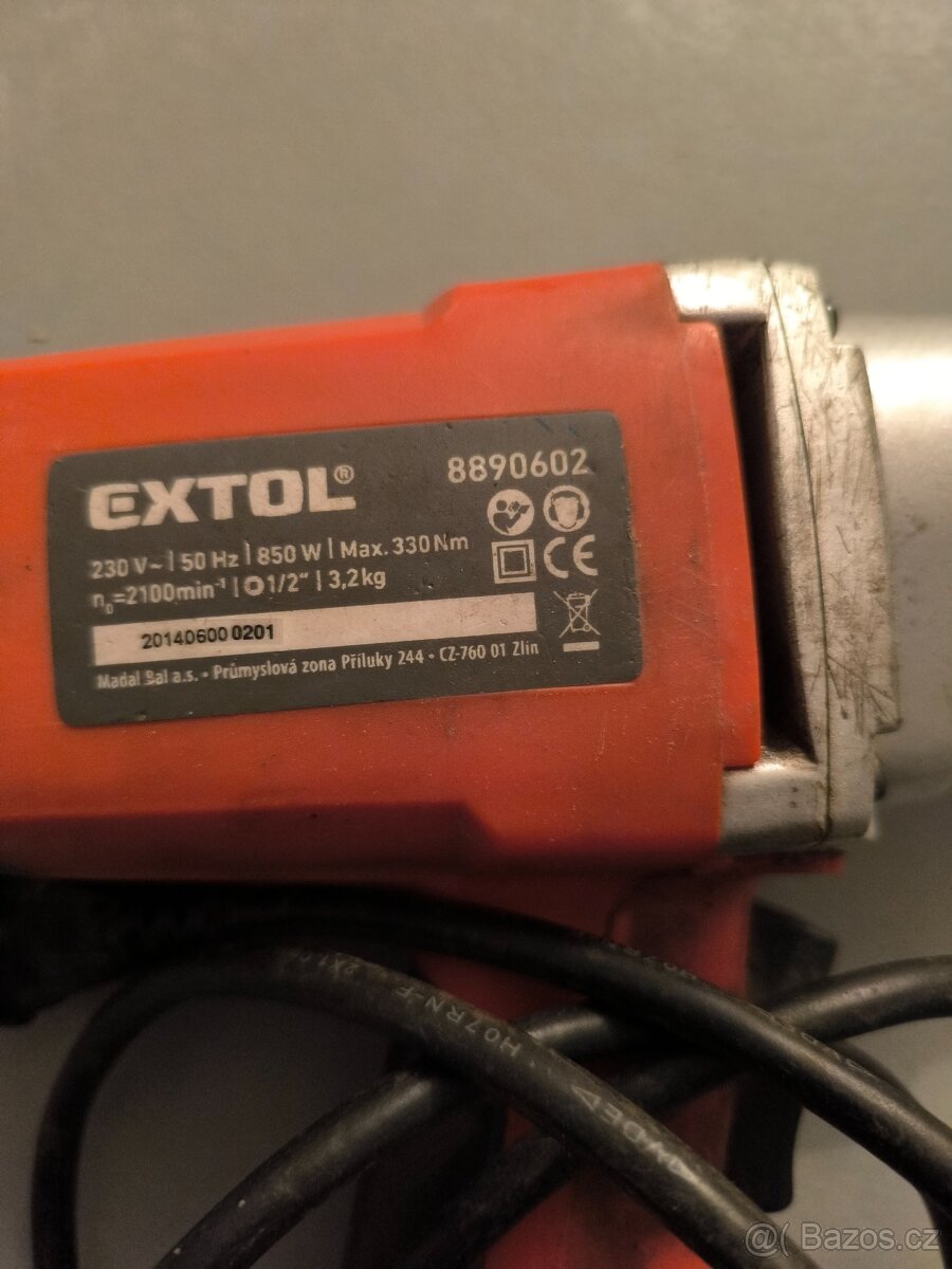 Rázový utahovák Extol Premium WR330E - 3