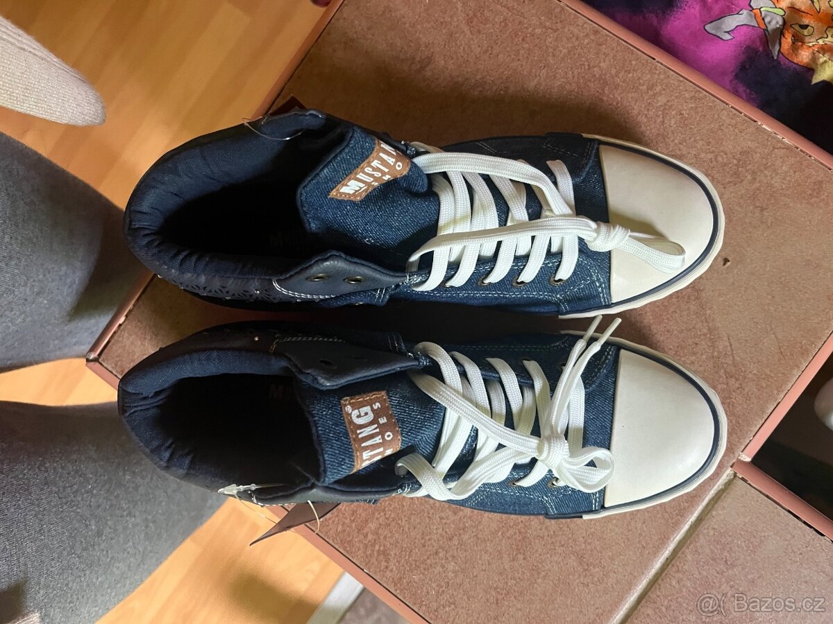 Džínové tenisky Mustang - 3