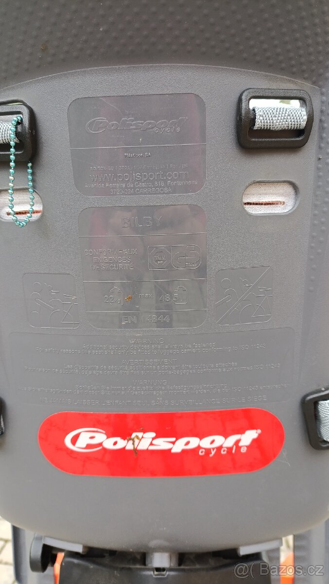 Dětská cyklosedačka Polisport Bilbi RS - 3