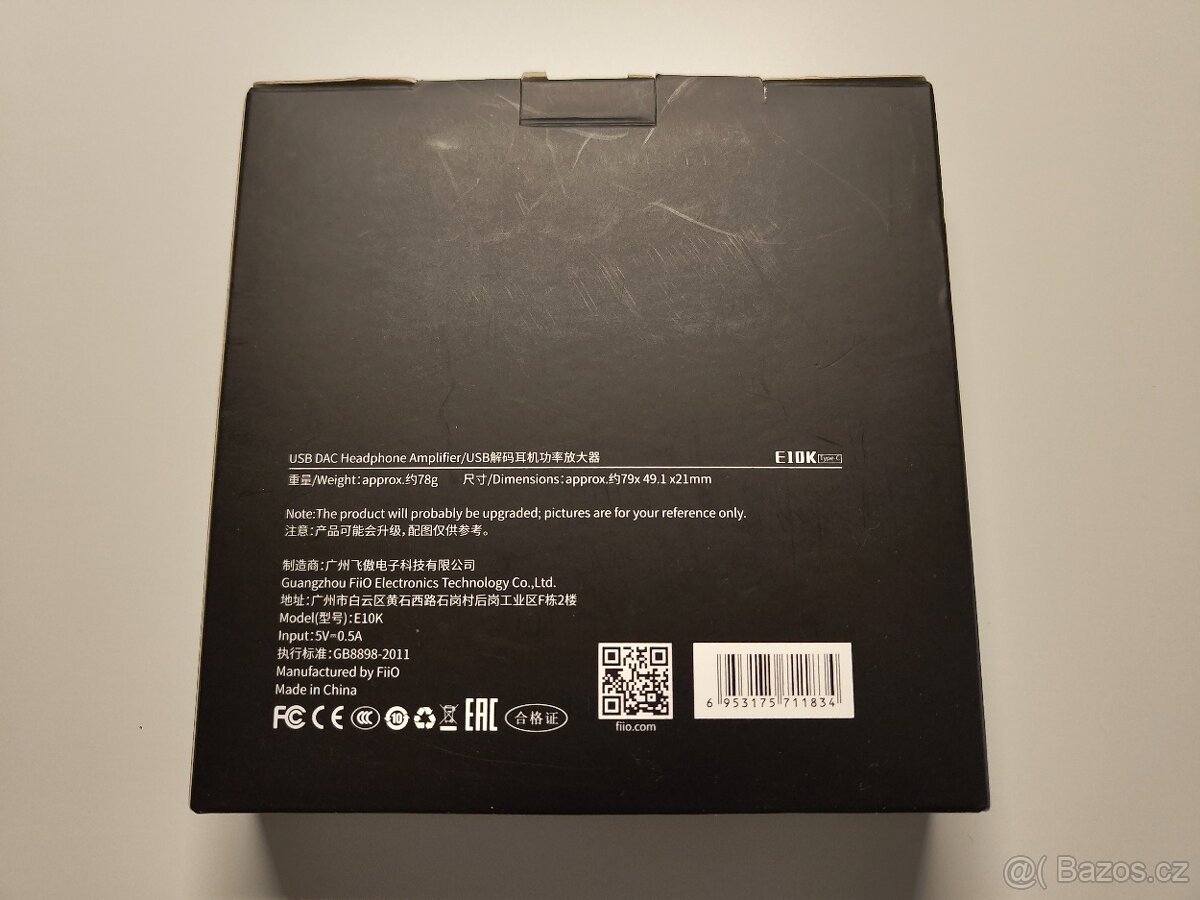 Sluchátkový zesilovač FiiO Olympus 2 - E10K (usb c verze) - 3