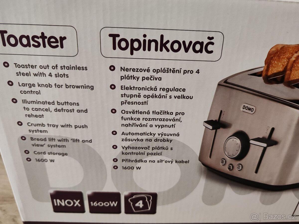 Topinkovač Domo DO971T - 3