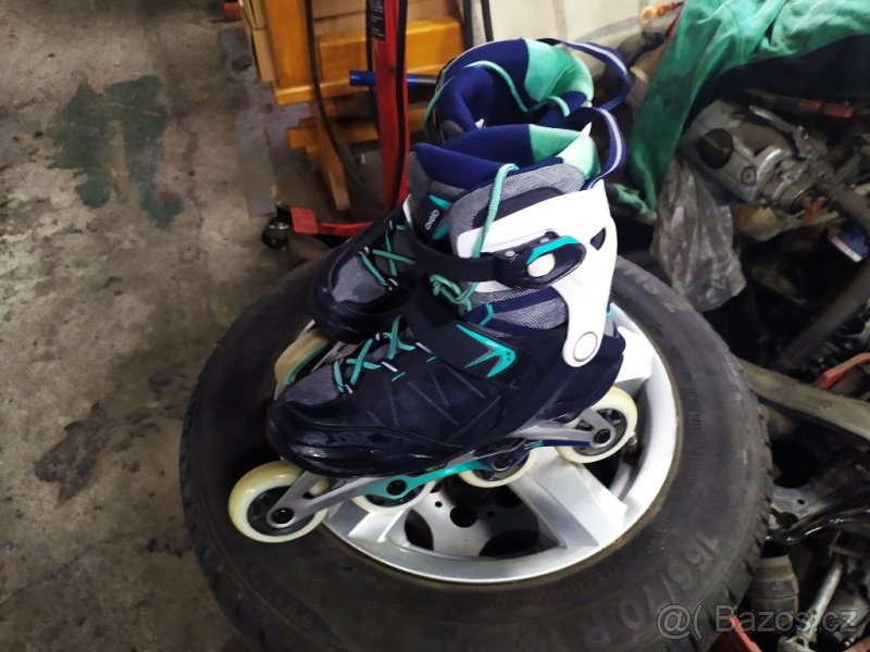 Kolečkové brusle vel.38 hezké pánské, dámské - 3