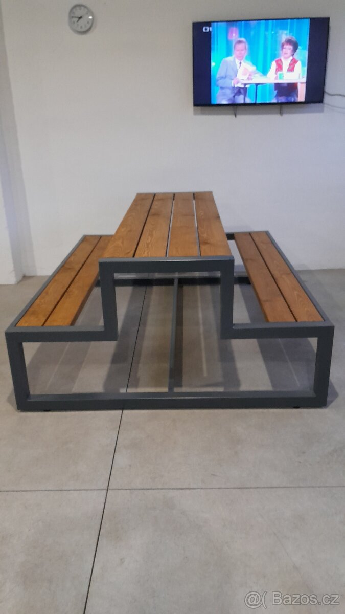 ZAHRADNÍ STŮL S LAVICEMI - DUO - 3