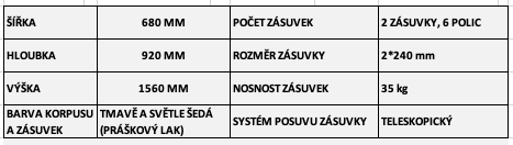 Skříň pro nástroje pro ohraňovací lis DK ABK 010 - 3