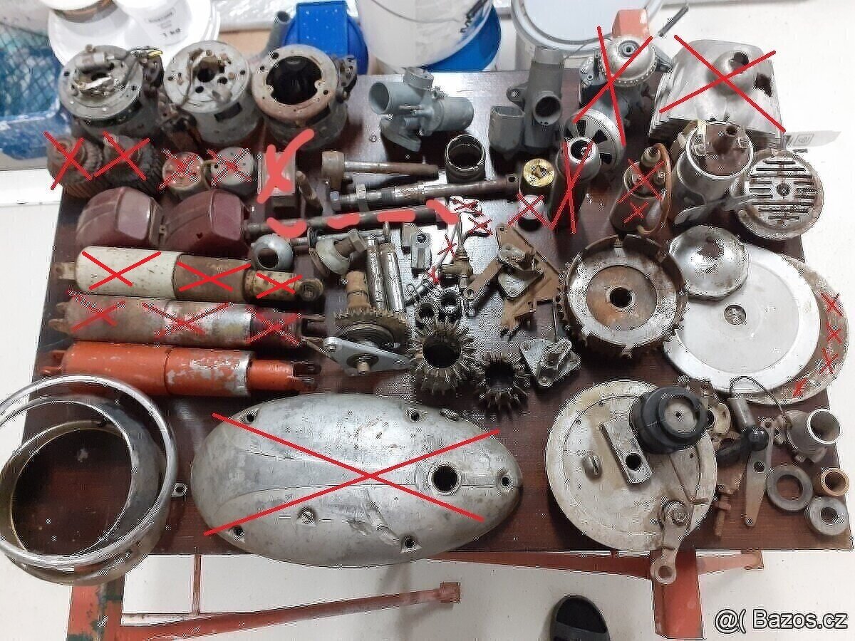 Tlumiče zadni, jawa, čz - 3