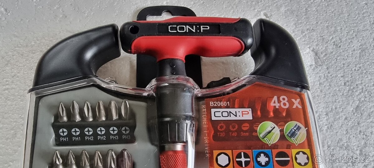 Sada bitů - kvalitní, s teleskopickou ,,T" ráčnou - 3