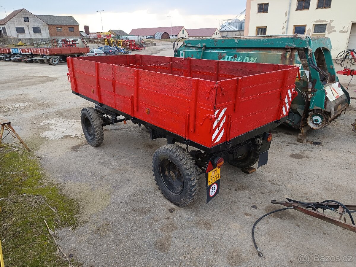 PRODÁM VLEČKU ZA TRAKTOR 5T - 3