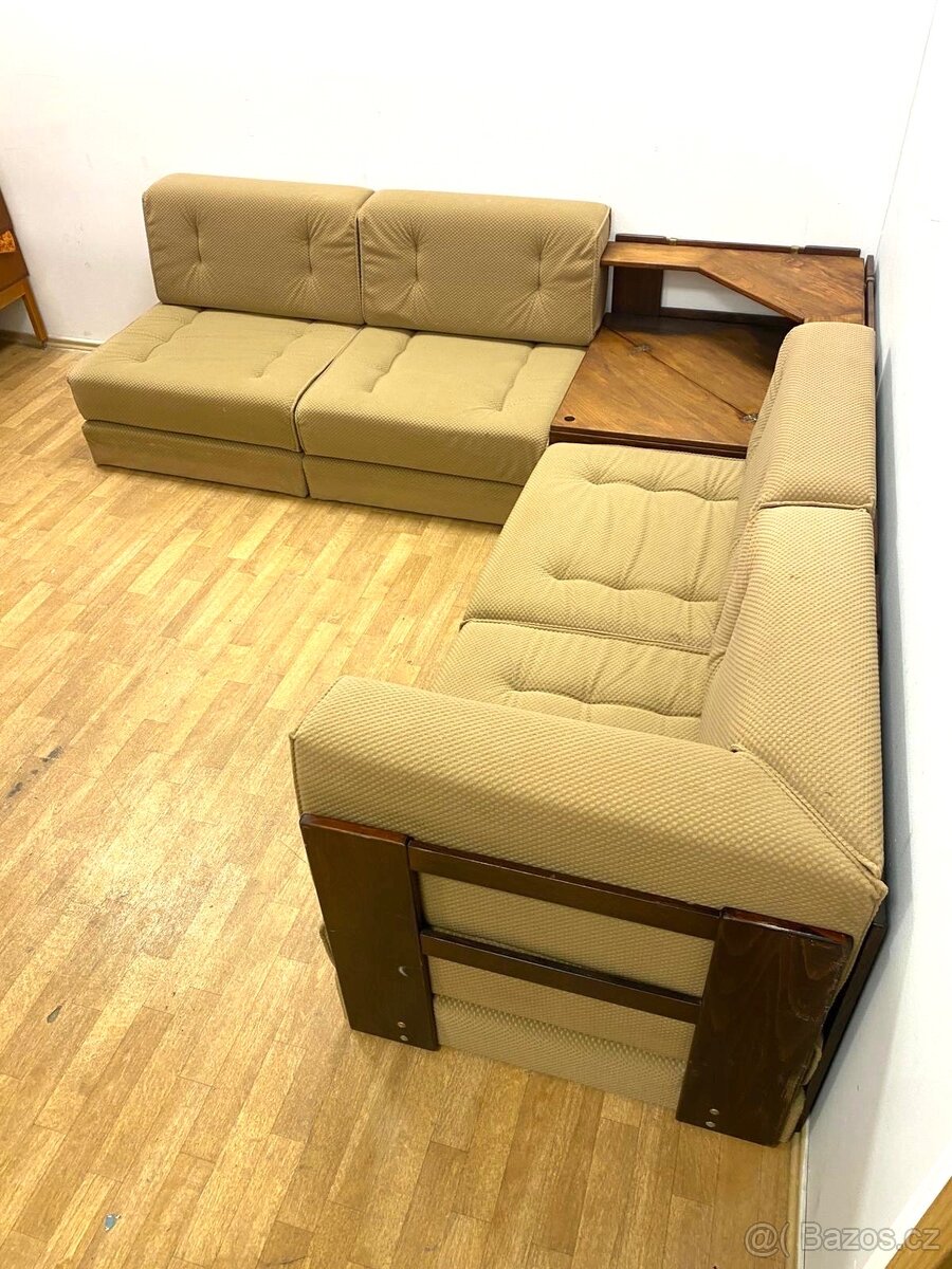 Retro pohovka Dřevotvar 60. léta - 3