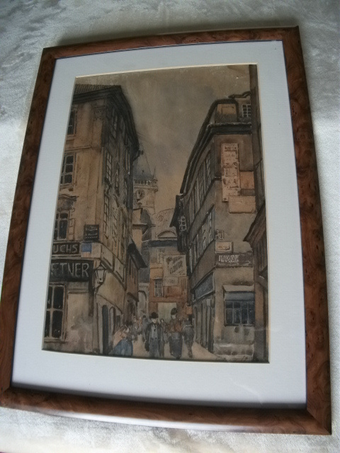 velmi starý obraz - Praha 1896 - 3