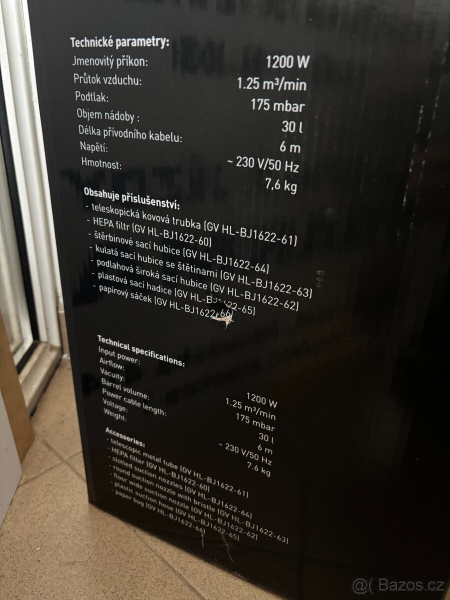 Průmyslový vysavač - 1200 W - 3