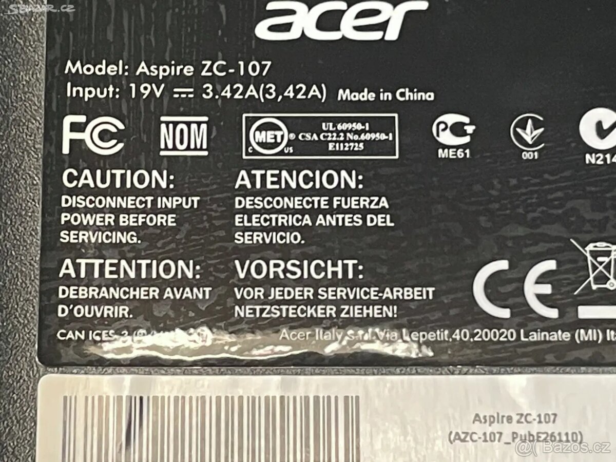PC Acer Aspire ZC-107 - 3